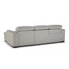 Achterkant Zetel Diesis 2828 met longchair en relax leder beige Natuzzi Italia