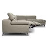 Zijkant relax Hoekzetel Duca 2959 leder taupe Natuzzi Italia