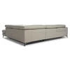 Achterkant Hoekzetel Duca 2959 leder taupe Natuzzi Italia
