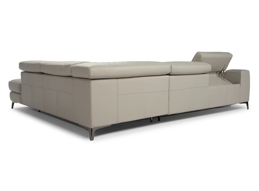 Zero wall relax Hoekzetel Duca 2959 leder taupe Natuzzi Italia