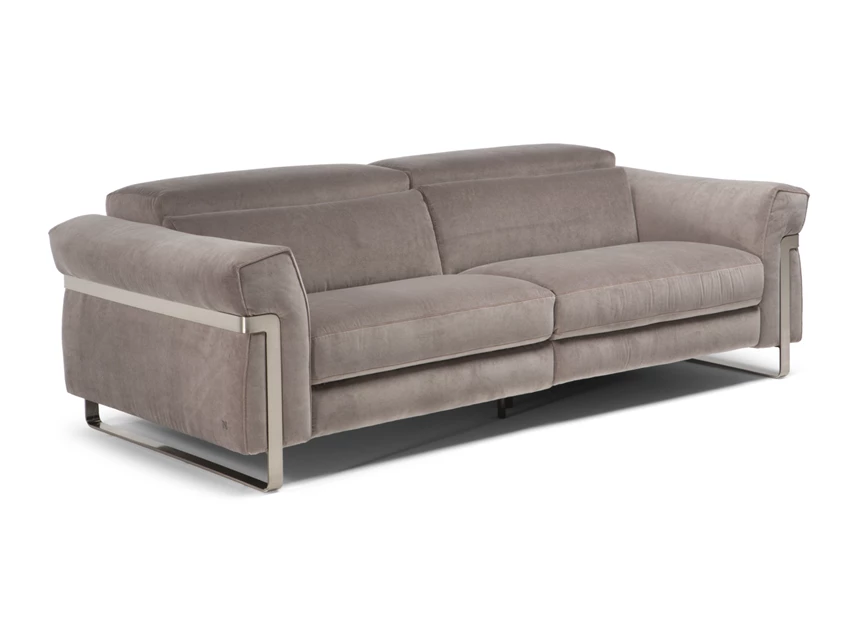 Canapé 3-zit Fidelio 2907 stof taupe Natuzzi Italia