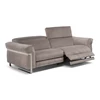 Elektrische relax Canapé 3-zit Fidelio 2907 stof taupe Natuzzi Italia