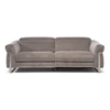 Front Canapé 3-zit Fidelio 2907 stof taupe Natuzzi Italia