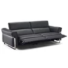 Elektrische relaxen Canapé 3-zit Fidelio 2907 leder zwart Natuzzi Italia