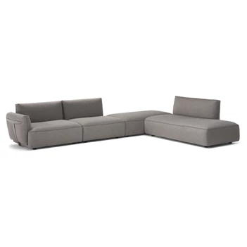 Hoekzetel Herman 2981 stof grijs Natuzzi Italia