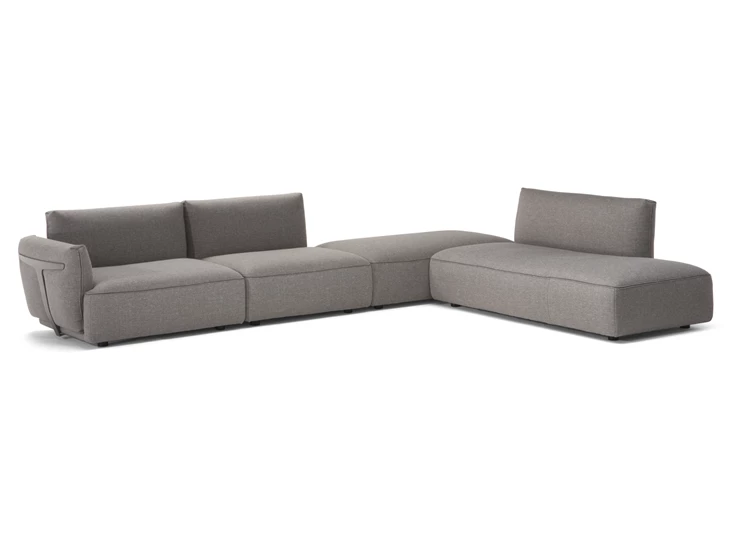 Hoekzetel Herman 2981 stof grijs Natuzzi Italia