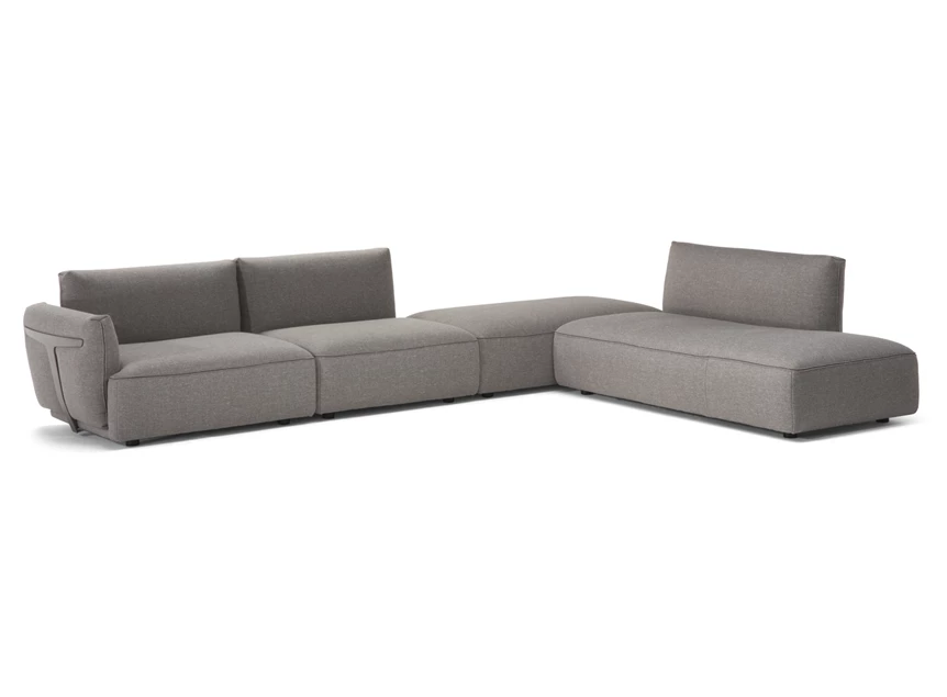 Hoekzetel Herman 2981 stof grijs Natuzzi Italia