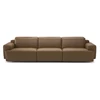 Canapé grote 3-zit Iago 2954 leder camel Natuzzi Italia