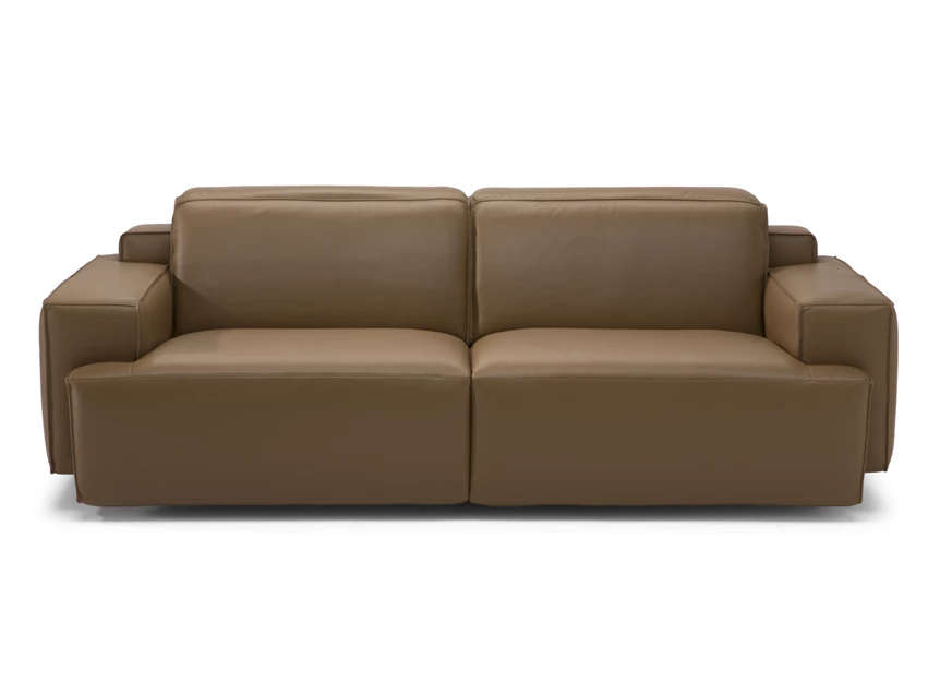 Canapé 3-zit Iago 2954 leder camel Natuzzi Italia