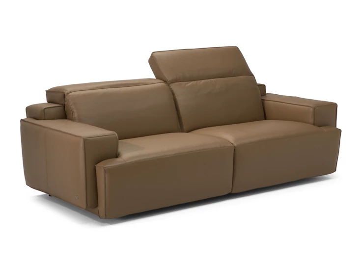 Hoofdsteun recht Canapé 3-zit Iago 2954 leder camel Natuzzi Italia