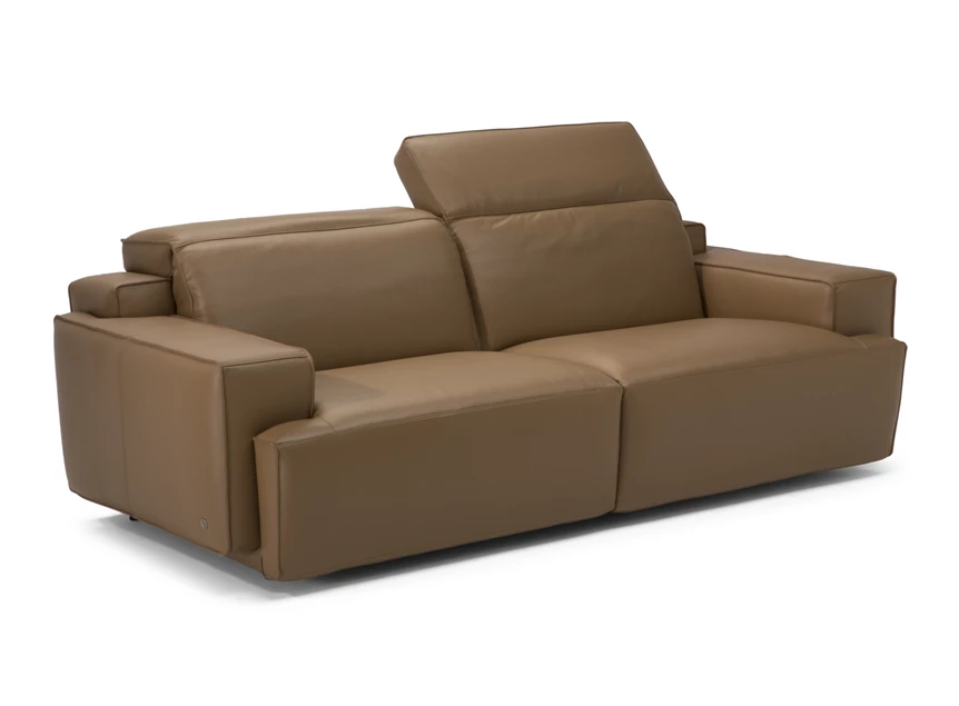 Hoofdsteun recht Canapé 3-zit Iago 2954 leder camel Natuzzi Italia