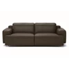 Canapé sofa 3-zit Iago 2954 leder antraciet Natuzzi Italia