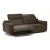 Elektrische relaxen Canapé sofa 3-zit Iago 2954 leder antraciet Natuzzi Italia