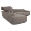 Hoofdsteunen omhoog Hoeksalon Iago 2954 stof grijs Natuzzi Italia