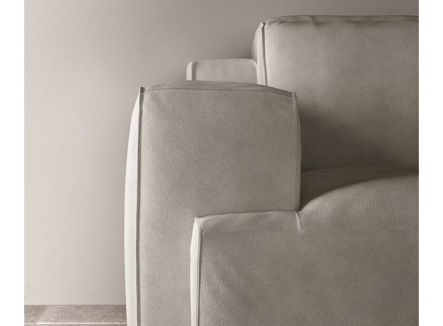 Armleuning Hoeksalon Iago 2954 stof grijs Natuzzi Italia