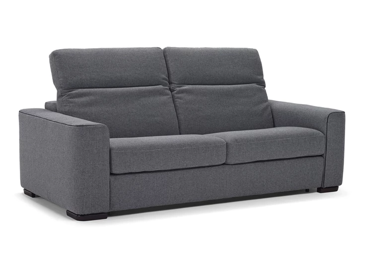 Verstelbare hoofdsteunen Slaapbank zetelbed Diesis 2828 stof grijs Natuzzi Italia
