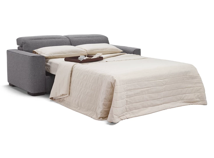 Open Slaapbank zetelbed Diesis 2828 stof grijs Natuzzi Italia