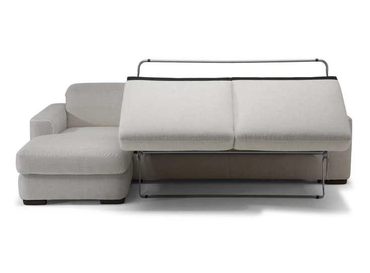 Geopend Slaapbank Diesis 2828 stof lichtgrijs Natuzzi Italia