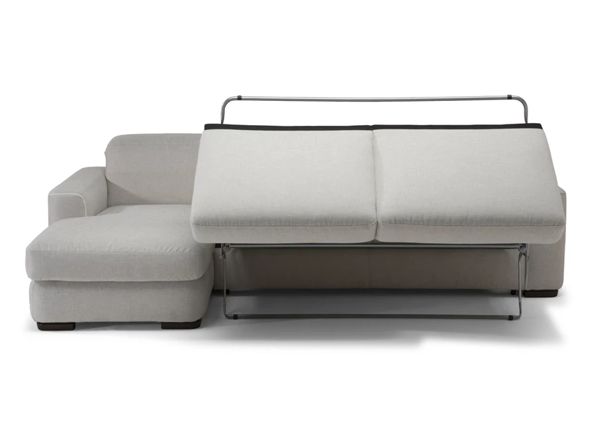 Geopend Slaapbank Diesis 2828 stof lichtgrijs Natuzzi Italia