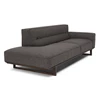 Zijkant Canapé ottoman Kendo 3032 stof donkergrijs Natuzzi Italia