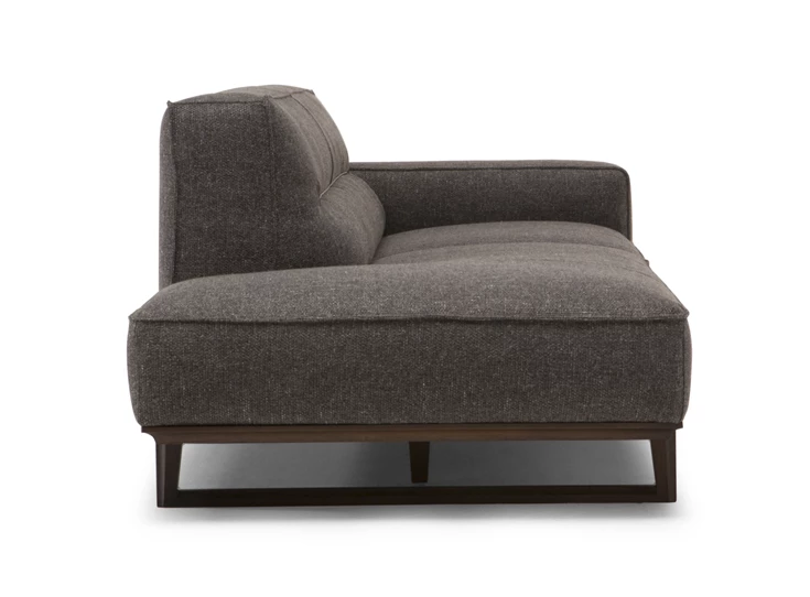 Zijde Canapé ottoman Kendo 3032 stof donkergrijs Natuzzi Italia