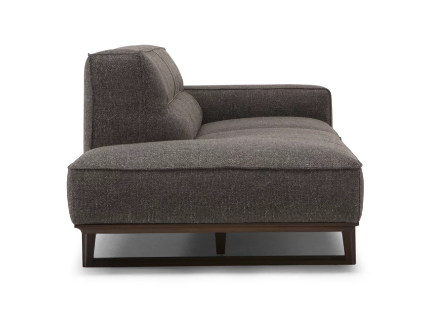 Zijde Canapé ottoman Kendo 3032 stof donkergrijs Natuzzi Italia