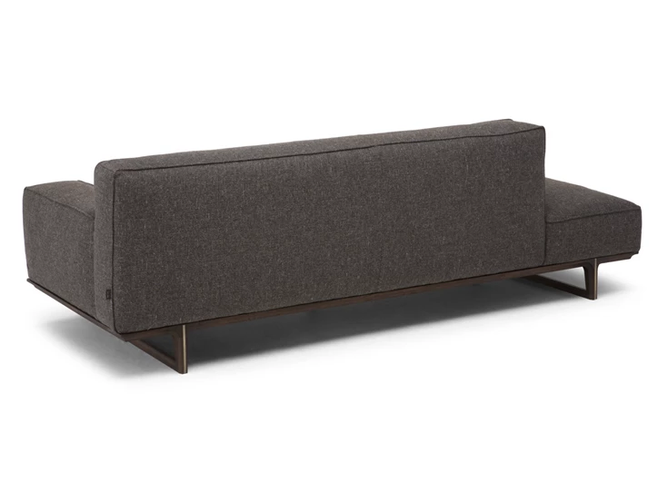 Achterkant Canapé ottoman Kendo 3032 stof donkergrijs Natuzzi Italia