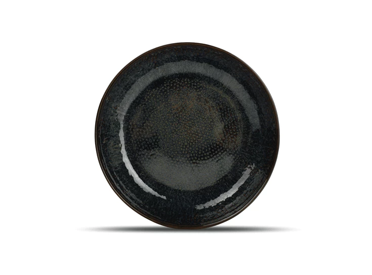 840165 Diep bord 21,5xH5cm saffier Mielo bovenkant