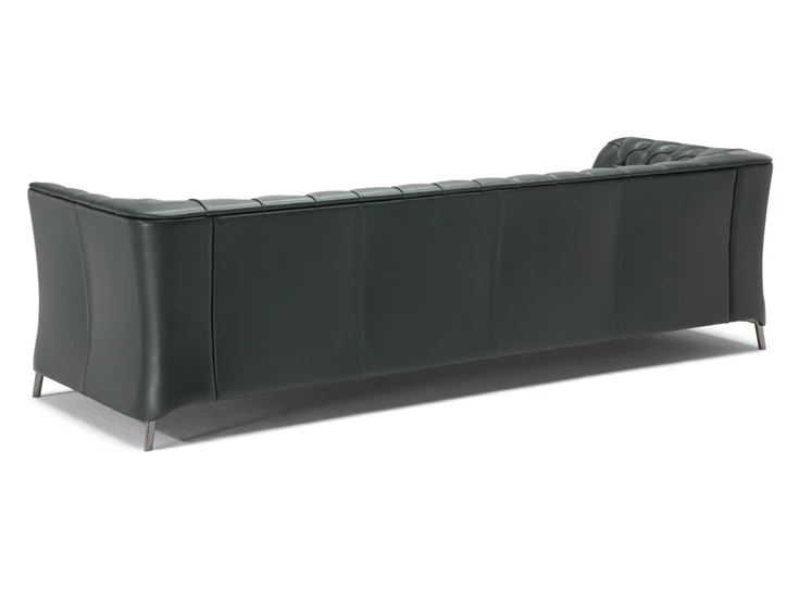 Achterkant Canapé grote 3-zit La Scala 3000 leder donkergroen Natuzzi Italia