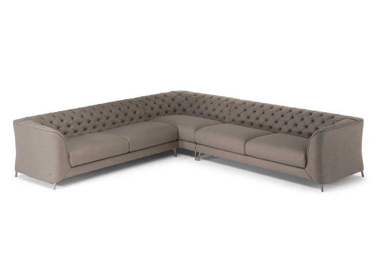 Hoeksalon La Scala 3000 stof grijs Natuzzi Italia