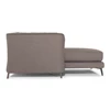 Ligelement Zetel met longchair La Scala 3000 stof grijs Natuzzi Italia