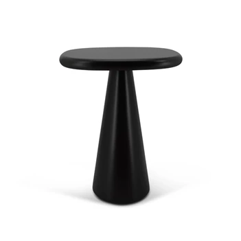 Bijzettafel Mindful vierkant Q083 matte lak chocolate Natuzzi Italia