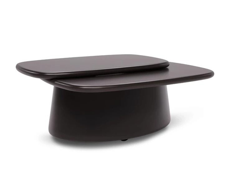 Salontafel Mindful Q083 matte lak chocolate Natuzzi Italia