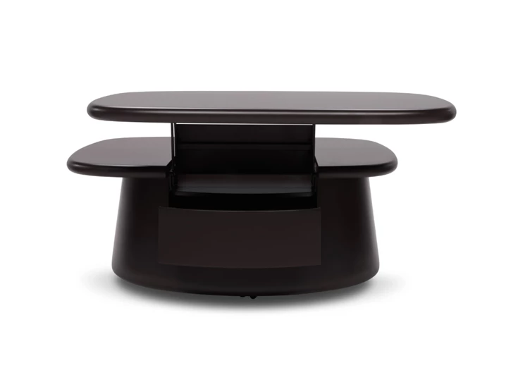 Versteld Salontafel Mindful Q083 matte lak chocolate Natuzzi Italia