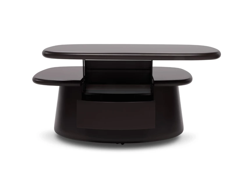 Versteld Salontafel Mindful Q083 matte lak chocolate Natuzzi Italia