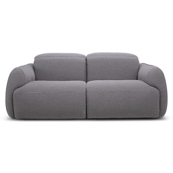 Salon canapé 3-zit Mindful 3289 relaxen stof grijs Natuzzi Italia