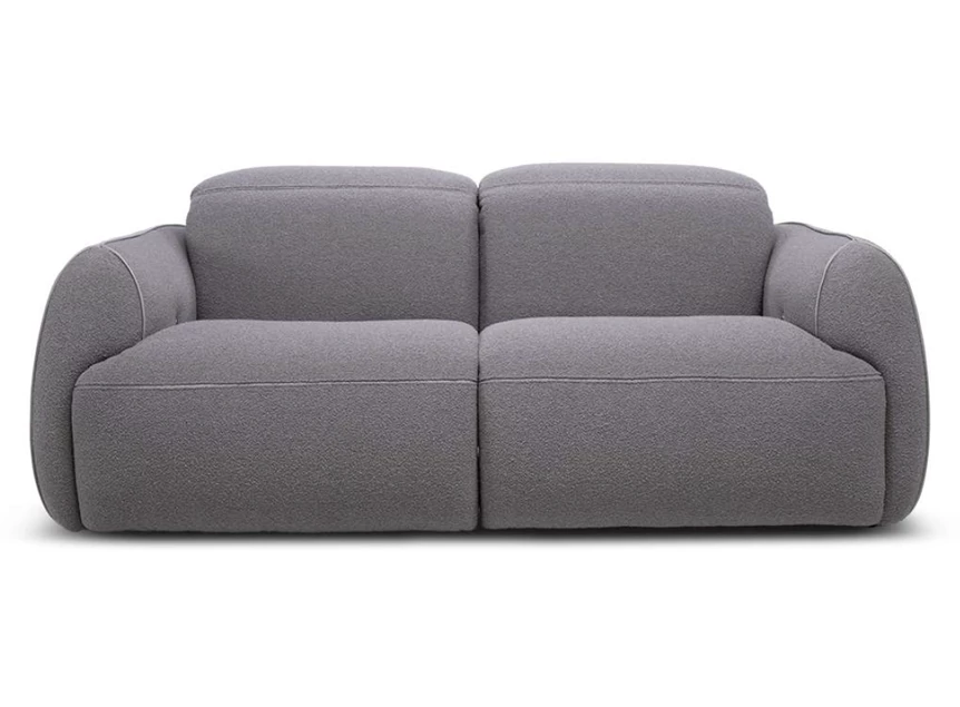 Salon canapé 3-zit Mindful 3289 relaxen stof grijs Natuzzi Italia