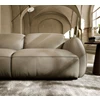 Front Grote canapé 3-zit Mindful 3289 relaxen leder zand Natuzzi Italia