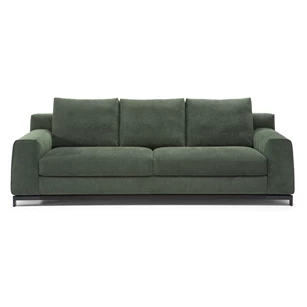 Front Sofa grote 3-zit Leaf 3188 stof donkergroen Natuzzi Italia