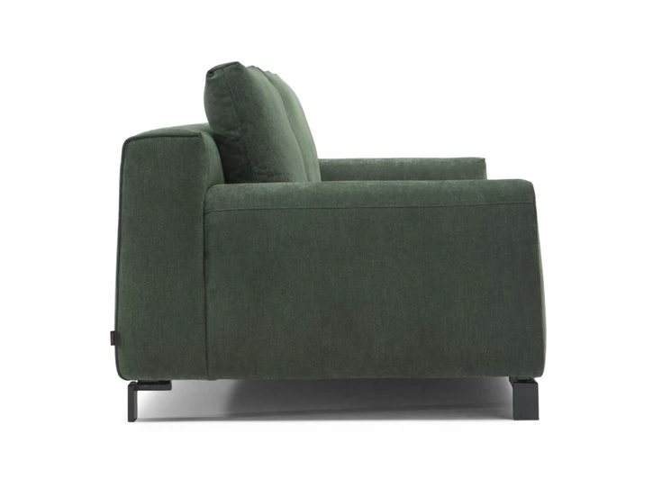 Zijkant Sofa grote 3-zit Leaf 3188 stof donkergroen Natuzzi Italia