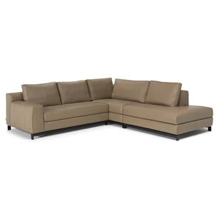 Hoeksalon Leaf 3188 leder taupe Natuzzi Italia