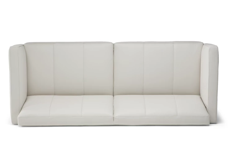 Bovenkant Canapé 3-zit Levante 3187 leder wit Natuzzi Italia
