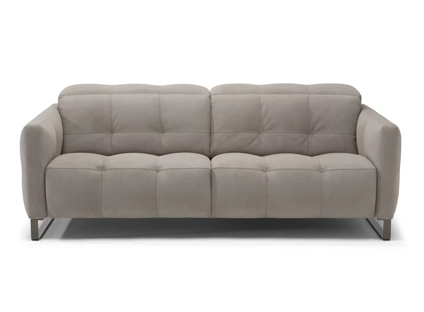 Front Canapé 3-zit Philo 2957 stof greige Natuzzi Italia