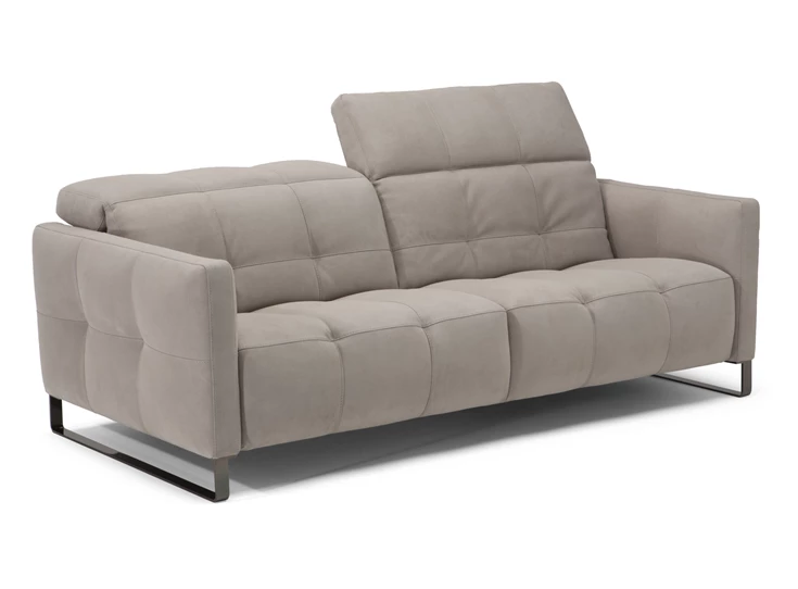 Hoofdsteun recht Canapé 3-zit Philo 2957 stof greige Natuzzi Italia