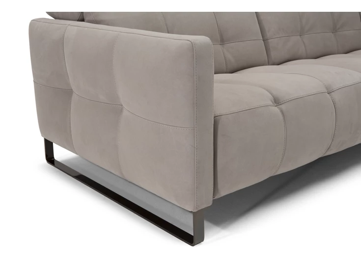 Detail onderstel Canapé 3-zit Philo 2957 stof greige Natuzzi Italia