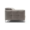 Zijkant Canapé 3-zit Philo 2957 stof greige Natuzzi Italia