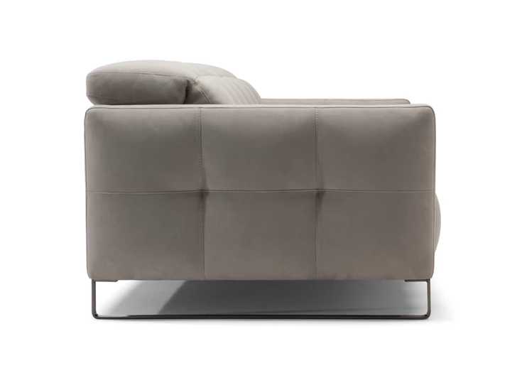 Zijkant Canapé 3-zit Philo 2957 stof greige Natuzzi Italia