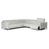 Relax Hoeksalon Philo 2957 leder wit Natuzzi Italia