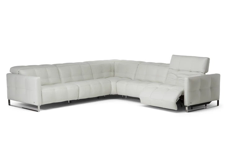 Relax Hoeksalon Philo 2957 leder wit Natuzzi Italia