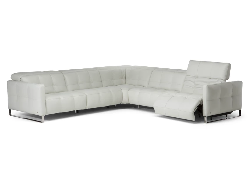 Relax Hoeksalon Philo 2957 leder wit Natuzzi Italia